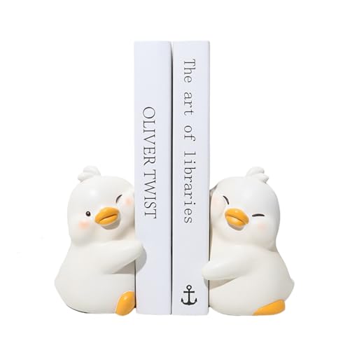 Lindos soportes de libros con patitos abrazadores - Soportes de libros...